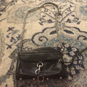 Rebecca Minkoff Black mini Mac